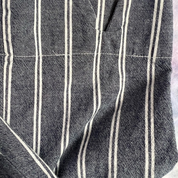 Brandy Melville Tilden Stripe Pants Blue - Picture 4 of 5
